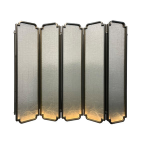 Modern Luxury-Art glass with metal wire screen