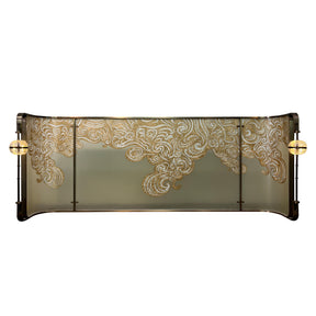 Modern Luxury-Handmade Enamel Colored Glass Screen