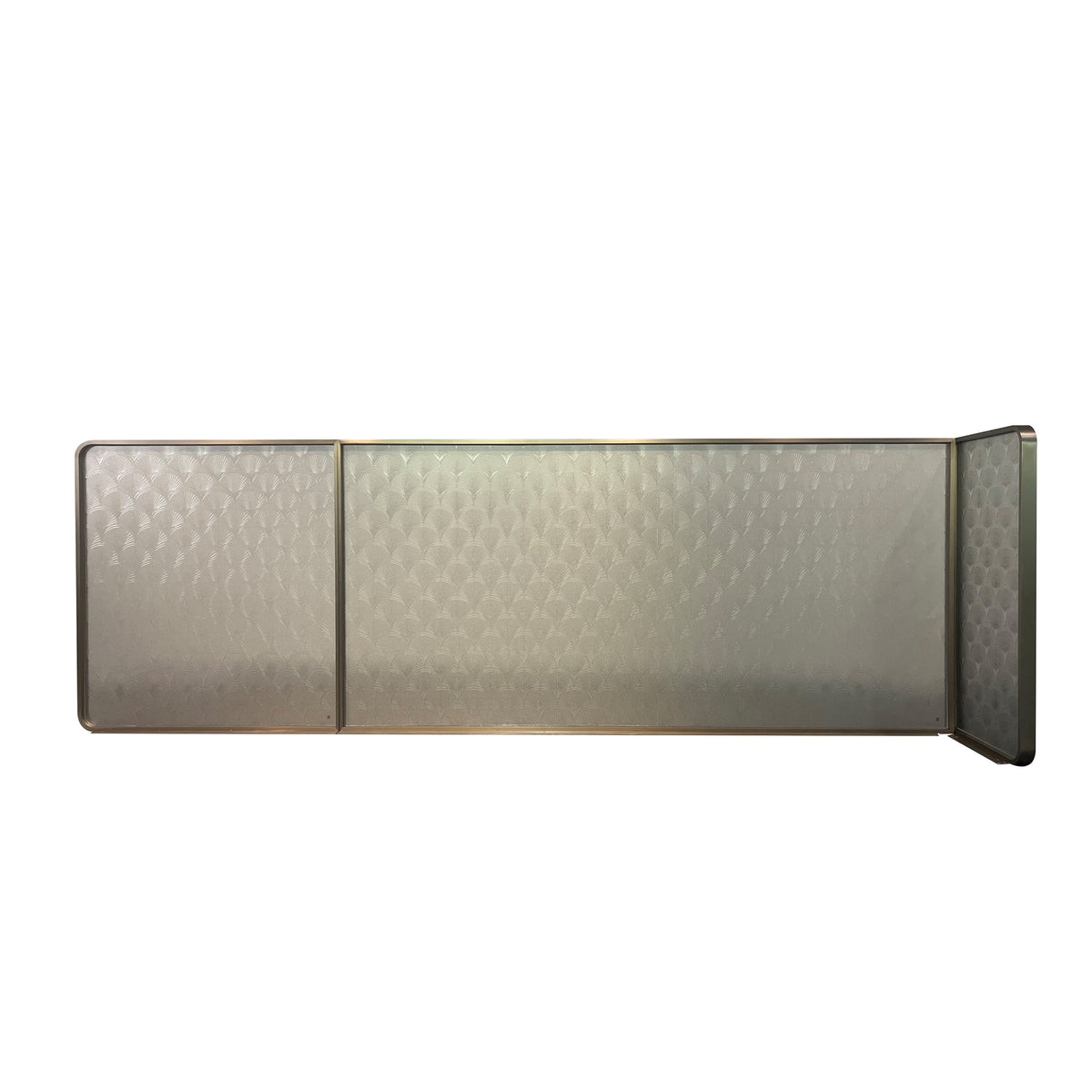 Modern Luxury-Art glass with metal wire screen