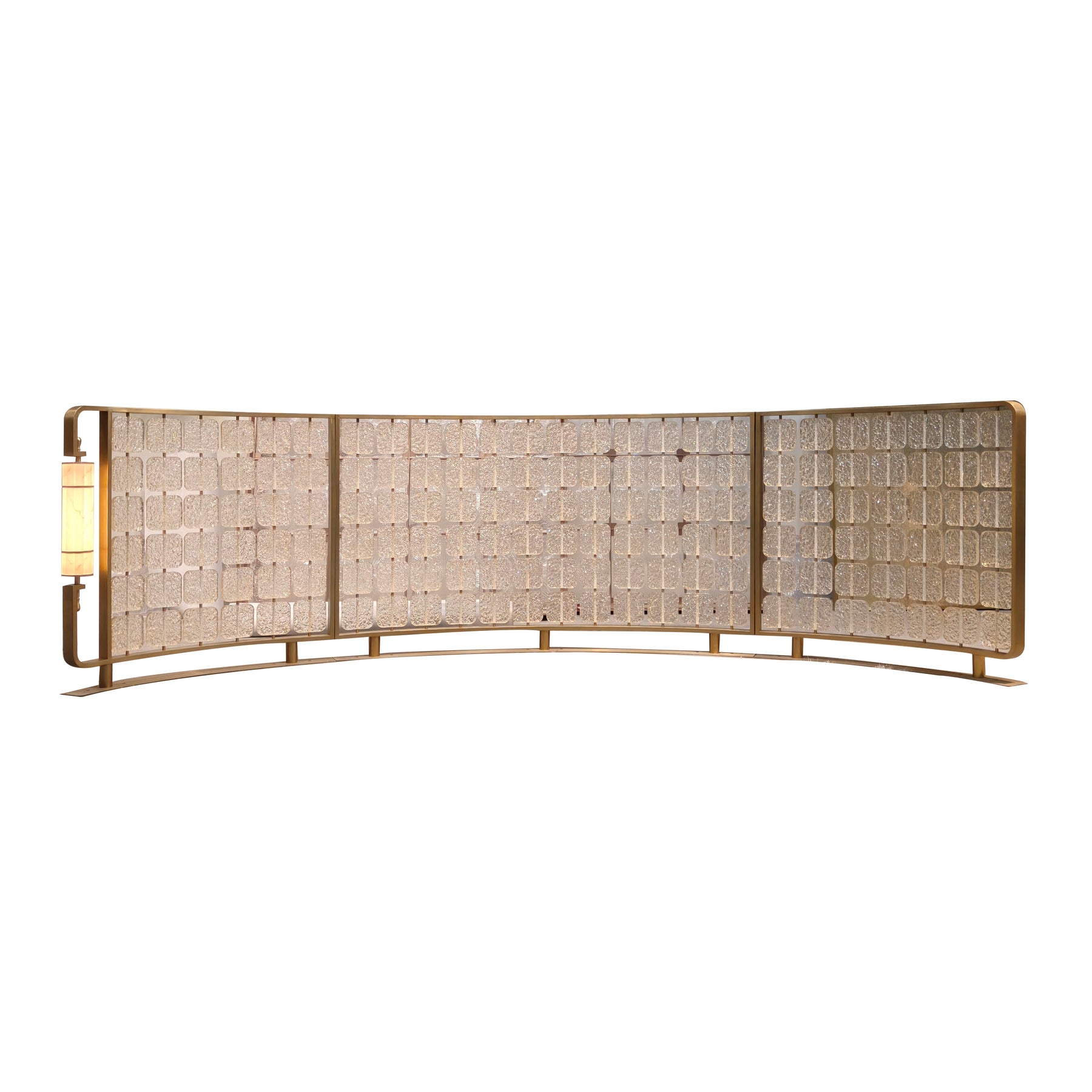 Modern Luxury-Textured Glass Screen