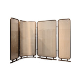 Modern Luxury-Glass screen with metal wire