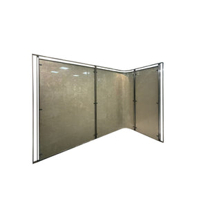 Modern Luxury-Glass Screen With Wire Mesh