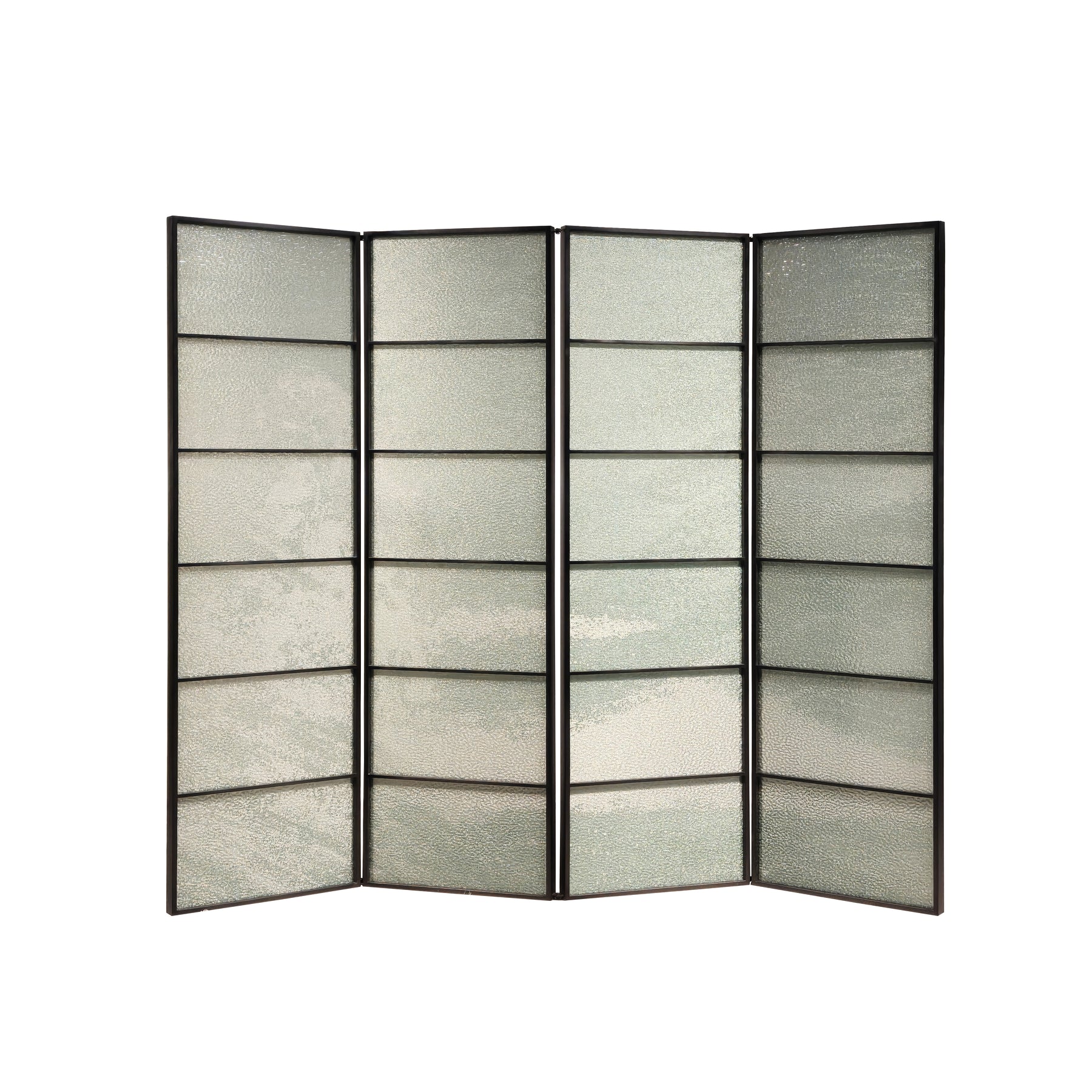 Modern Luxury-Glass Screen With Wire Mesh