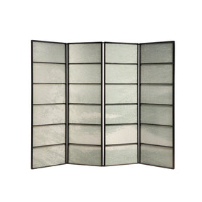 Modern Luxury-Glass Screen With Wire Mesh