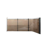 Modern Luxury- glass with metal wire screen