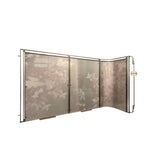 Modern Luxury- glass with metal wire screen