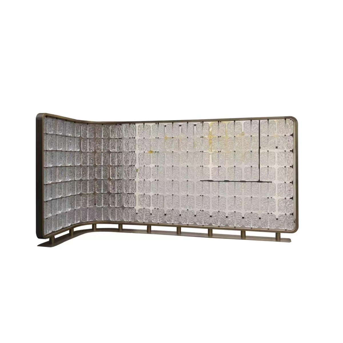 Modern Luxury-Textured Glass Screen
