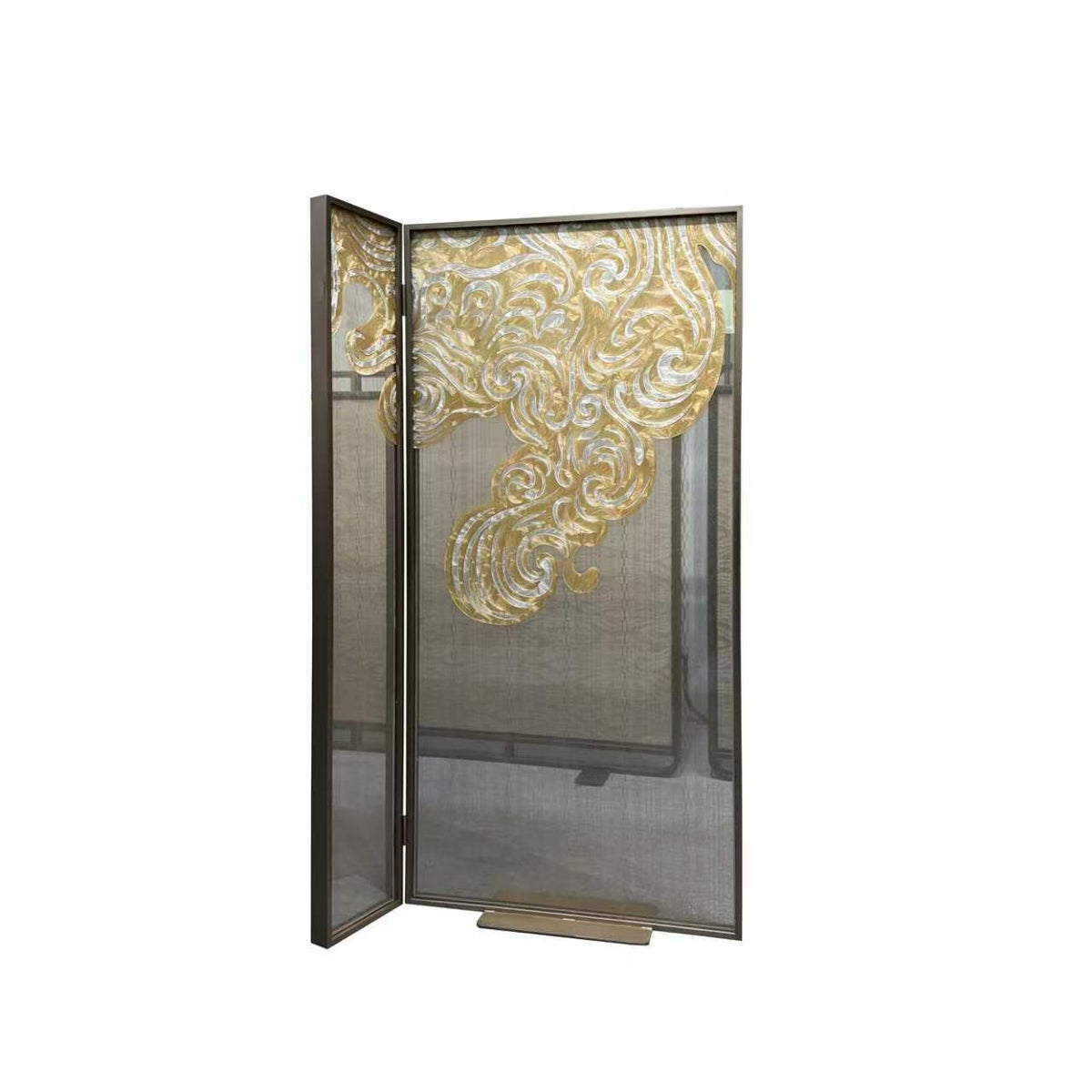 Modern Luxury-Handmade Enamel Colored Glass Screen