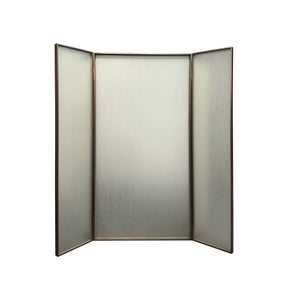 Modern Luxury- glass with metal wire screen