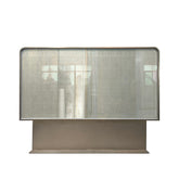 Modern Luxury- glass with metal wire screen